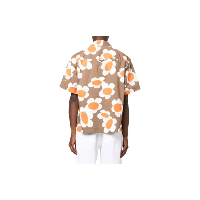 Jacquemus Shirt Men's Umber/Print-2