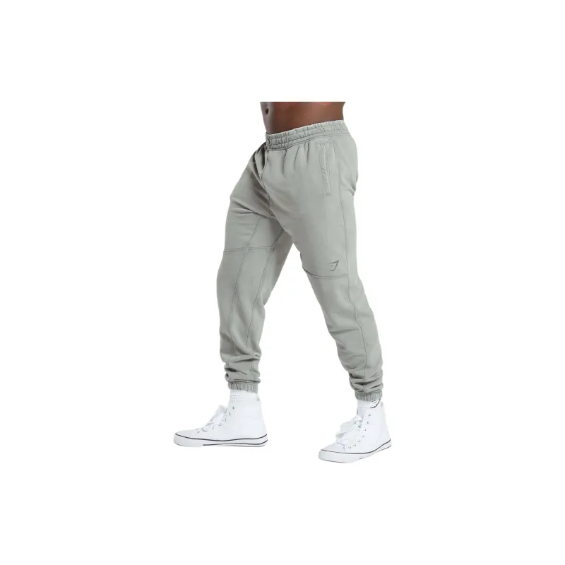 GYMSHARK HERITAGE JOGGERS Knitted Sports Pants Men's Smoke Gray-2