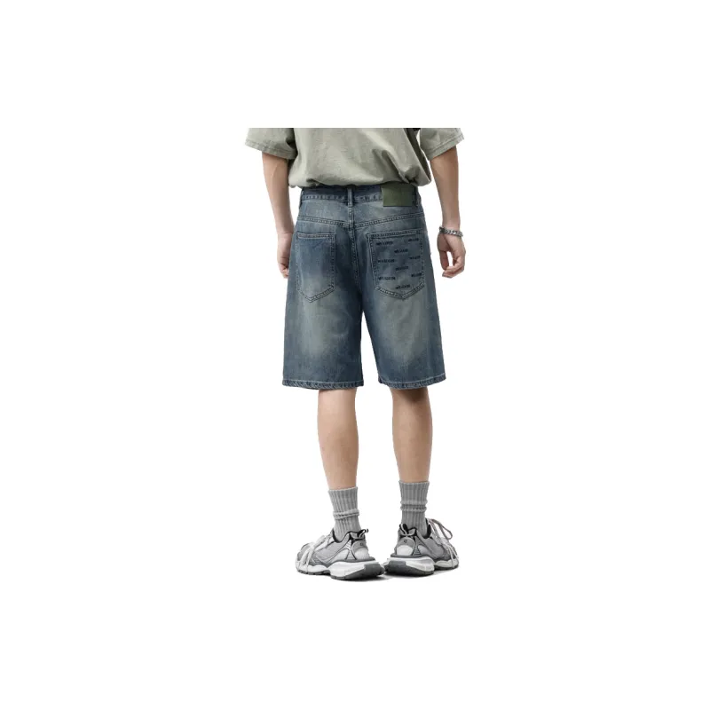 KGK Denim Shorts Men's Vintage Blue-3