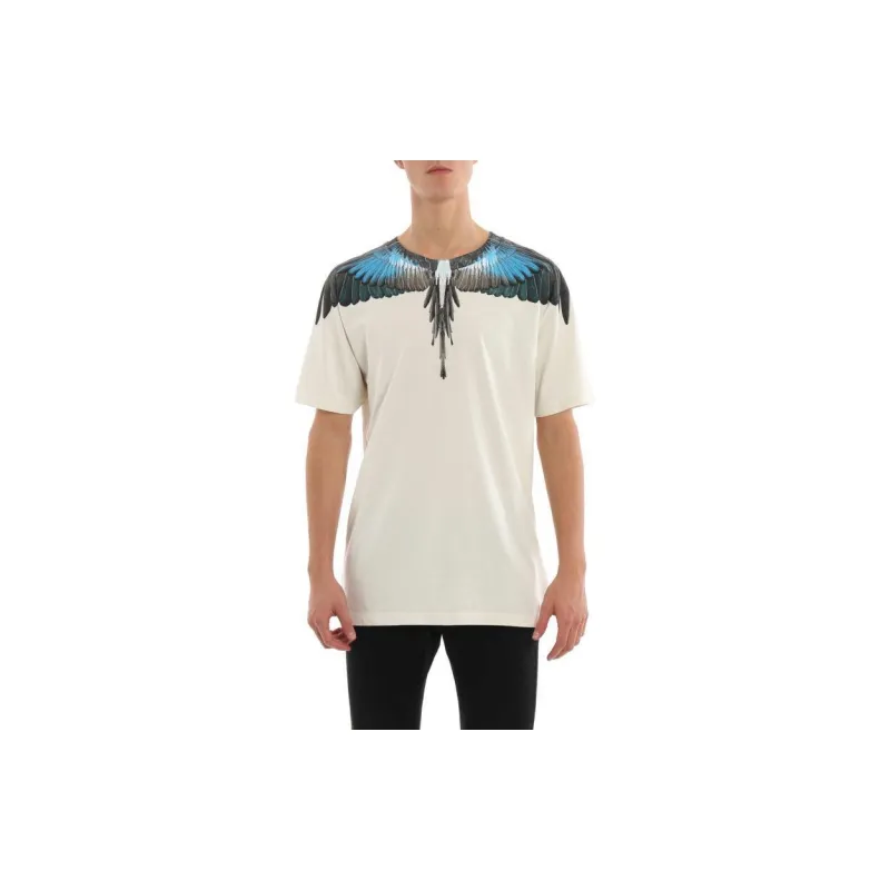 MARCELO BURLON COUNTY OF MILAN T Shirt Men's Ecru-3
