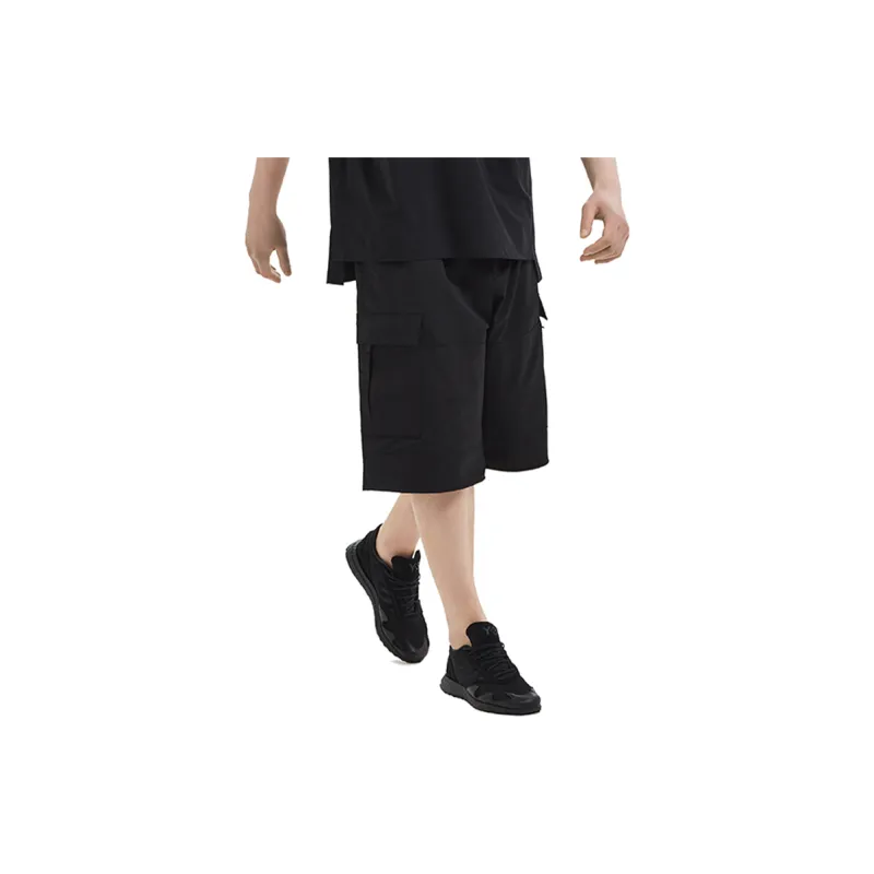 Y 3 Cargo Shorts Men Black-6