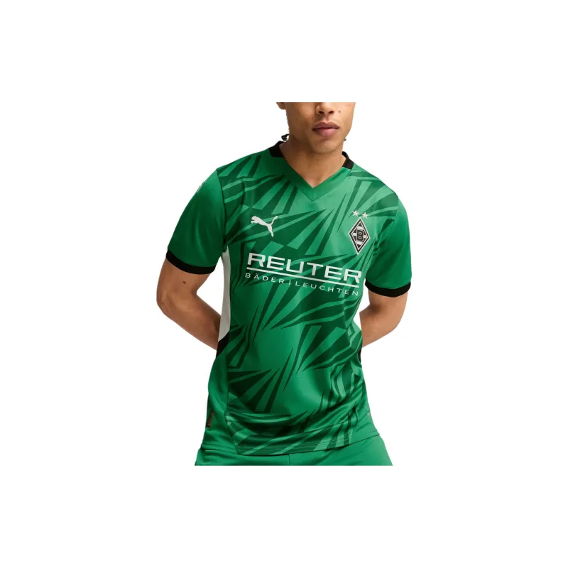 PUMA SS24 Soccer Jersey Men's Green White-2