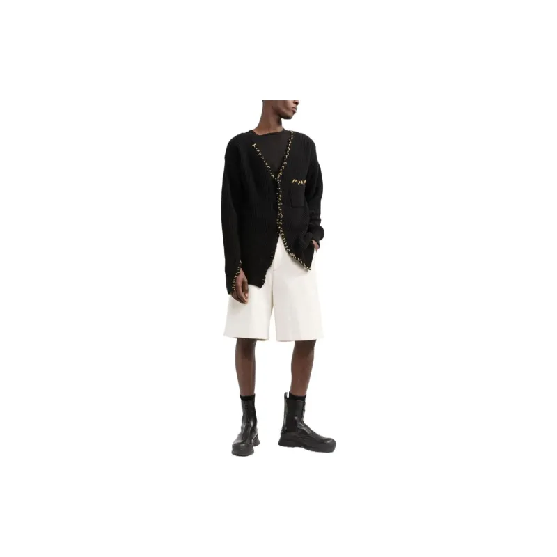 MARNI Long Sleeve V Neck Cardigan-1