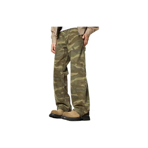 GTRG Jeans Unisex Brown Gray