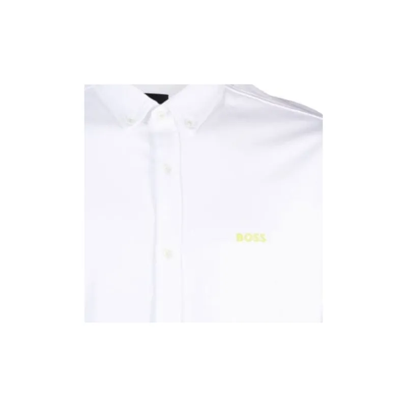 HUGO Shirts Men Optical White Color-6