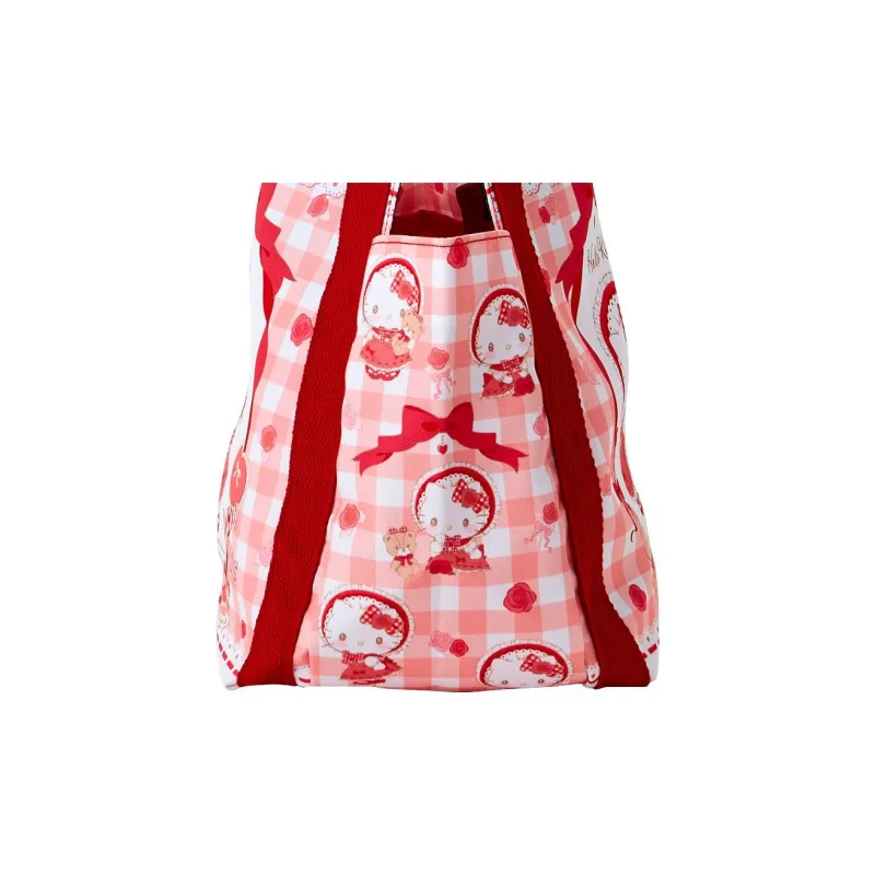 Sanrio Hello Kitty Polyester Lunch Bag Handbag Regular Women's Red-4
