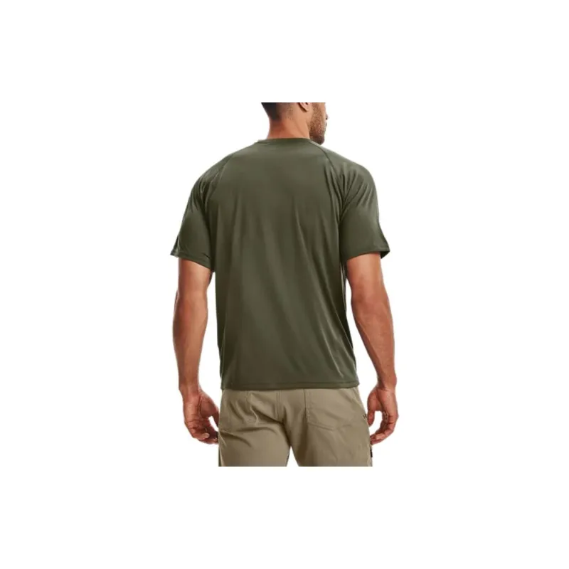 Under Armour T Shirts Men Olive Green-4