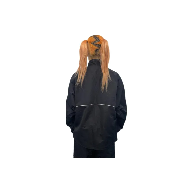 JOEGUSH My Cat Is Rockstar Nylon Track Jacket Jackets Coats Unisex Black-4