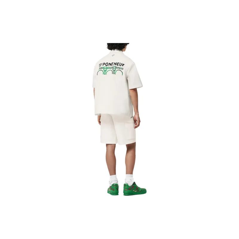LOUIS VUITTON Embroidered Cotton Cargo Shorts-2