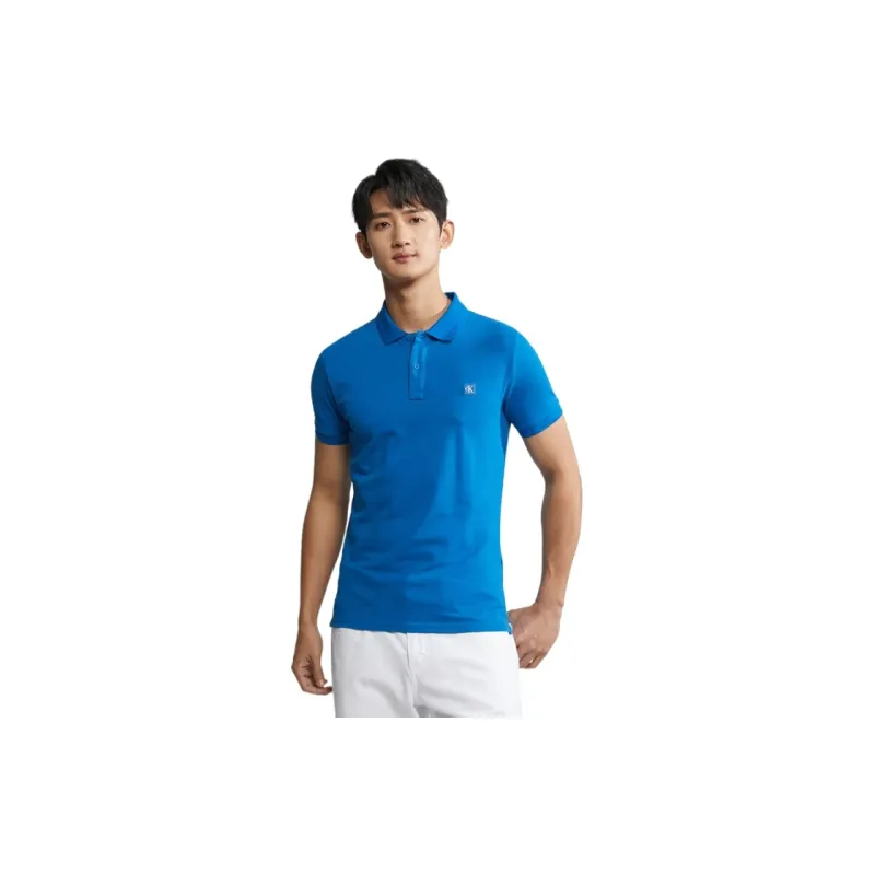 CALVIN KLEIN Polo Shirt Men's Blue-2