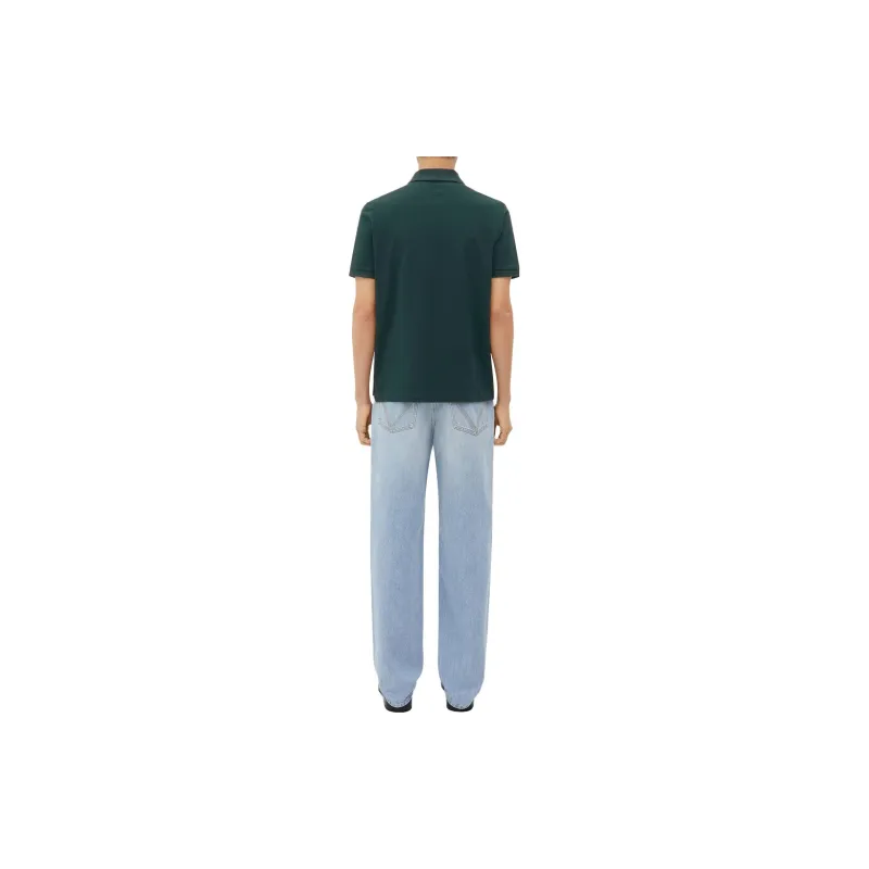 Bottega Veneta FW22 Polo Shirt Men's Dark Green-1