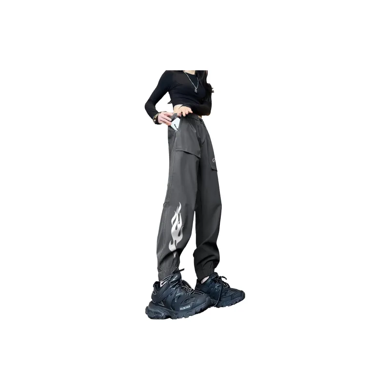 Qnxeey Casual Pants Unisex-2