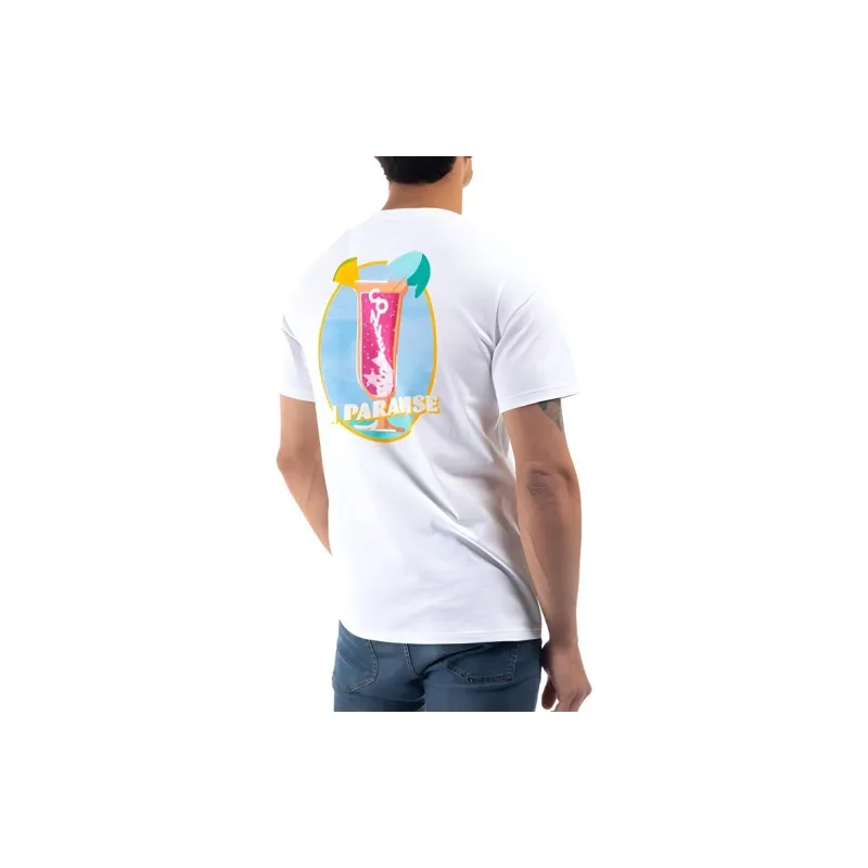 Converse Tropical Drink T Shirt Men's White-4