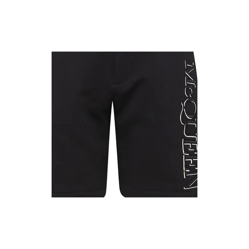 Alexander McQueen Casual Shorts Men Black-6