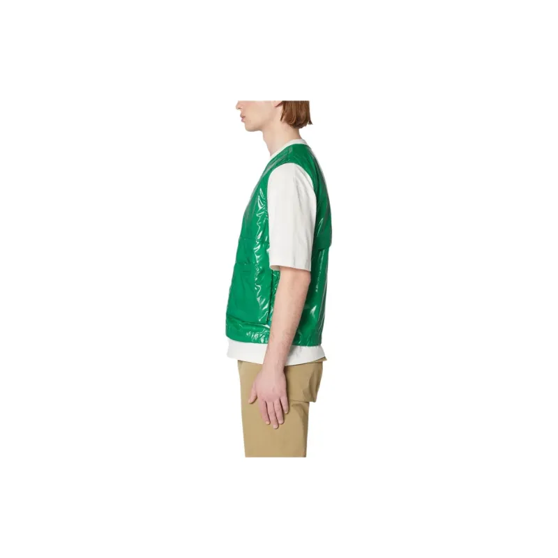 K WAY Vests Unisex Green-3