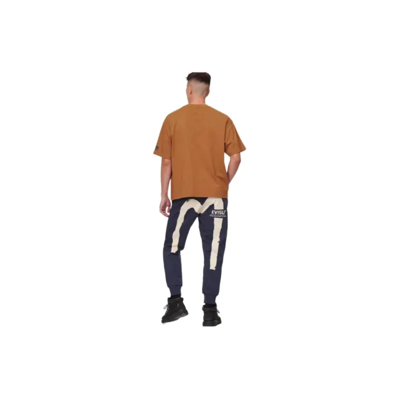 EVISU T-Shirts Men Khaki-5