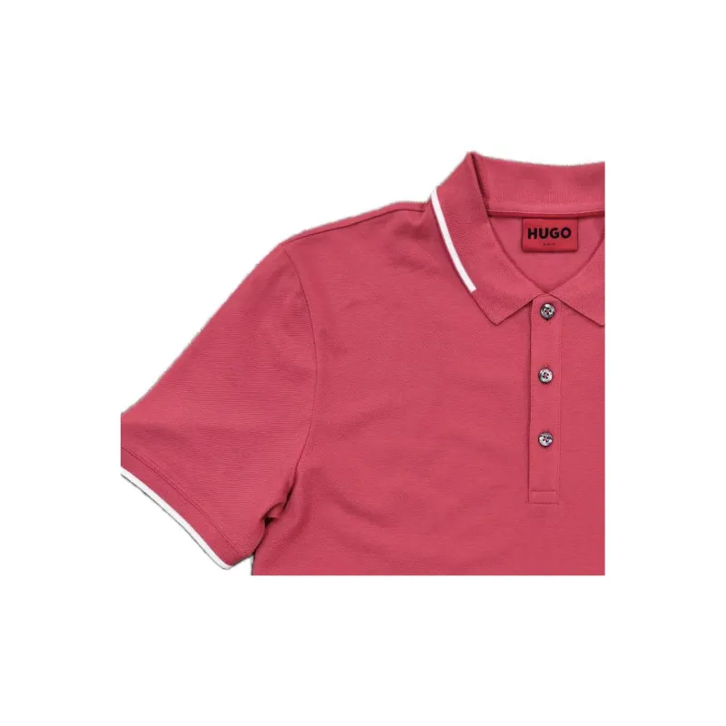 HUGO BOSS Logo appliqué Piqué Polo Shirt-2