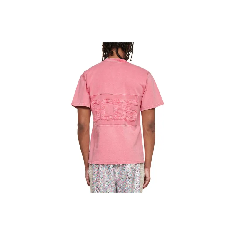 GCDS T Shirts Men Pink-3