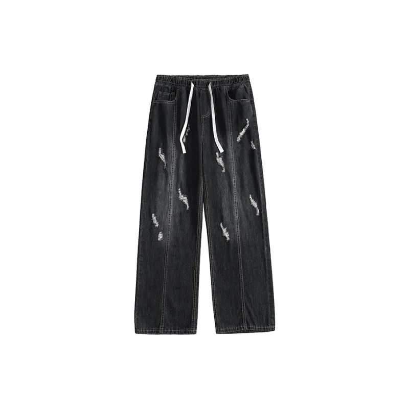 HOKLV Jeans Unisex-15