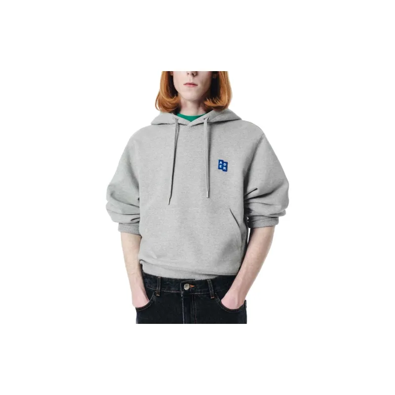 ADER ERROR Logo patch Cotton Hoodie-7