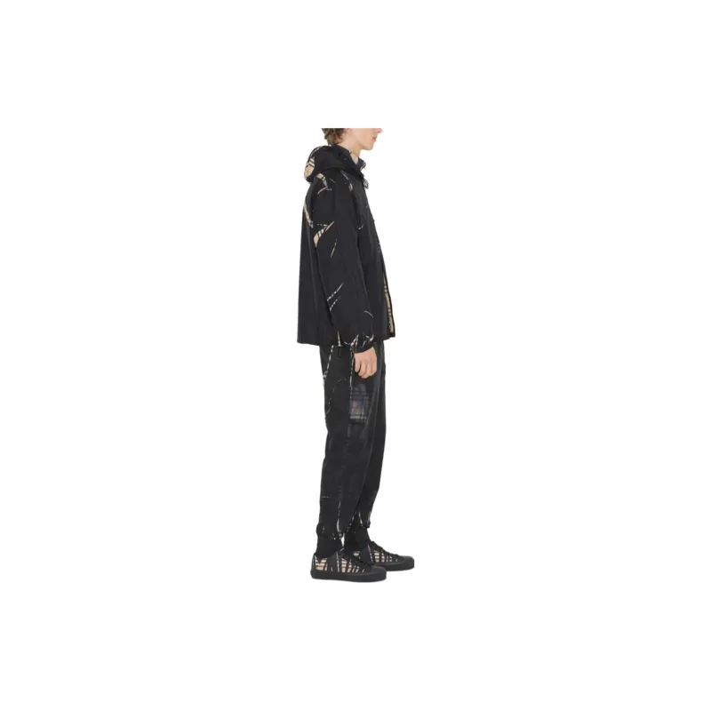 Burberry Sliced Check Jogging Pants-3