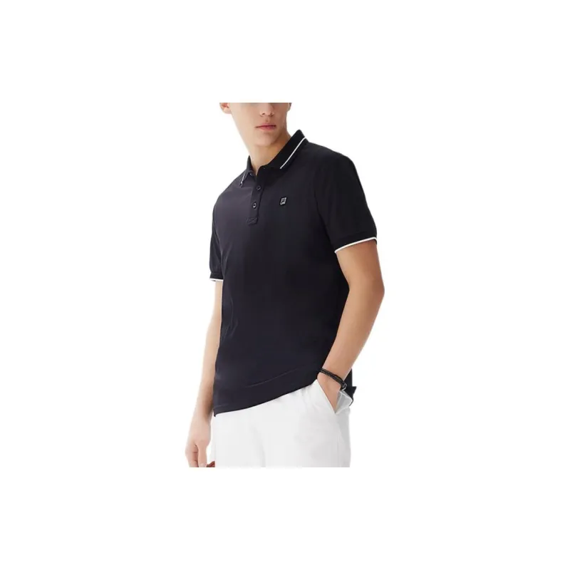 FILA Polo Shirts Men Black-4