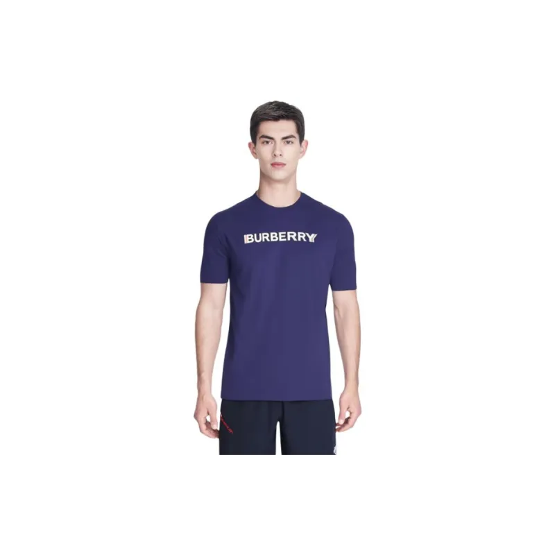 Burberry T Shirts Men Blue-2
