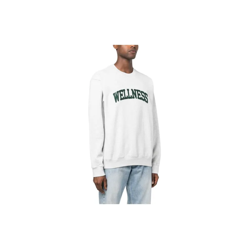 SPORTY & RICH Wellness print Crew neck Sweatshirt-3