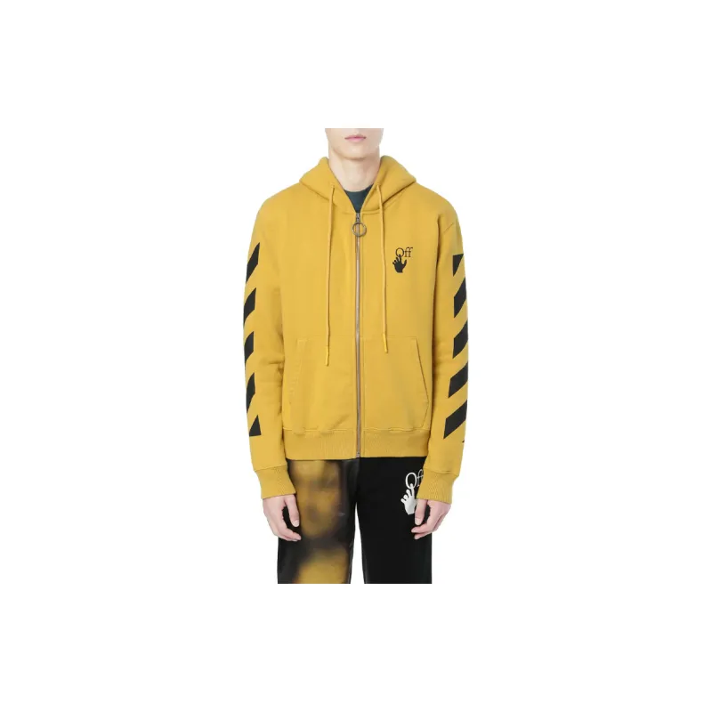 OFF-WHITE FW20 Sweatshirts Men Ginger Yellow-2