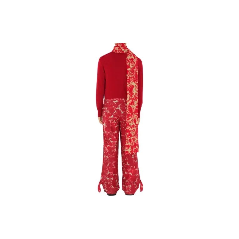 Burberry FW23 Casual Pants Men's Red-2