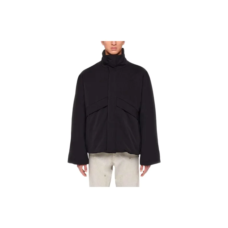 Ferragamo Mock-Neck Straight Cut Blouson-2