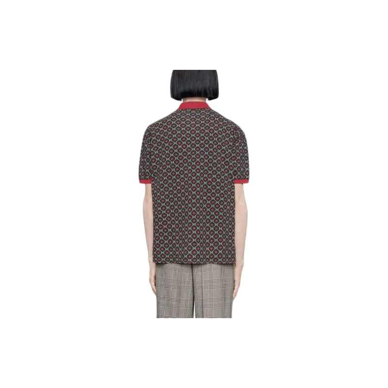 GUCCI Polo Shirt Men's Multicolor-3