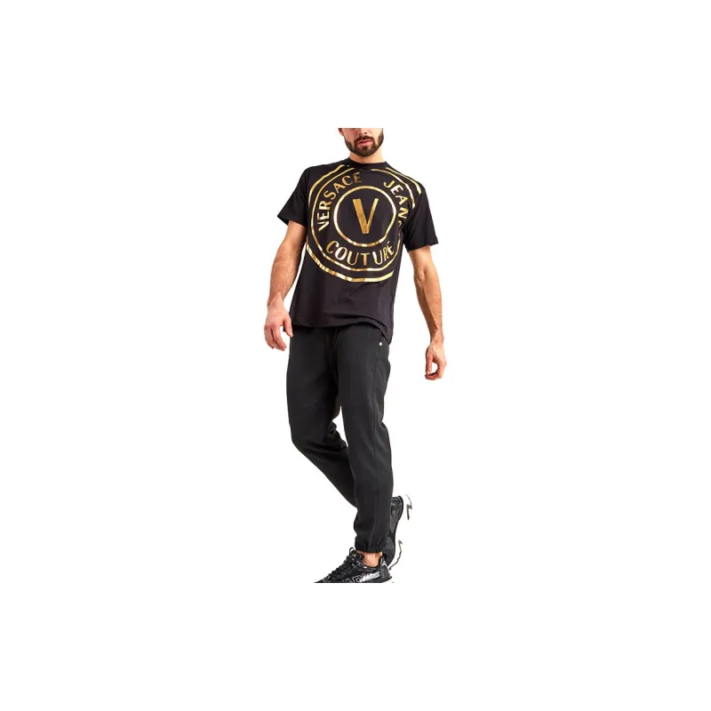 VERSACE JEANS COUTURE T Shirts Men Black-4