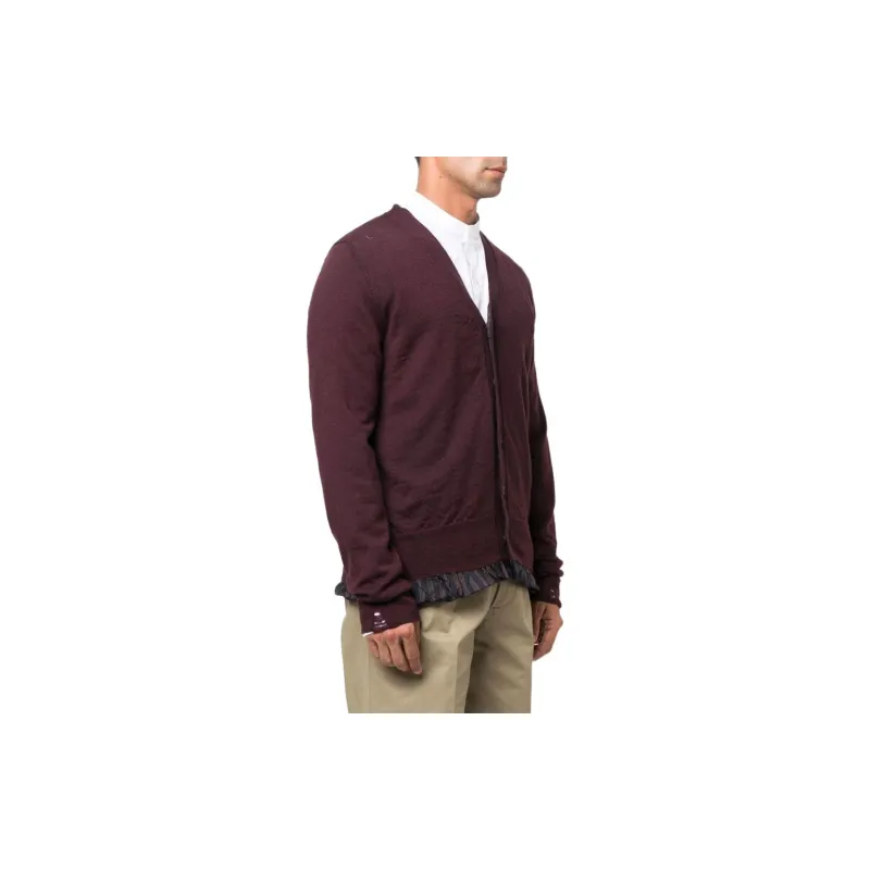 Maison Margiela Knitwear Unisex Burgundy-3