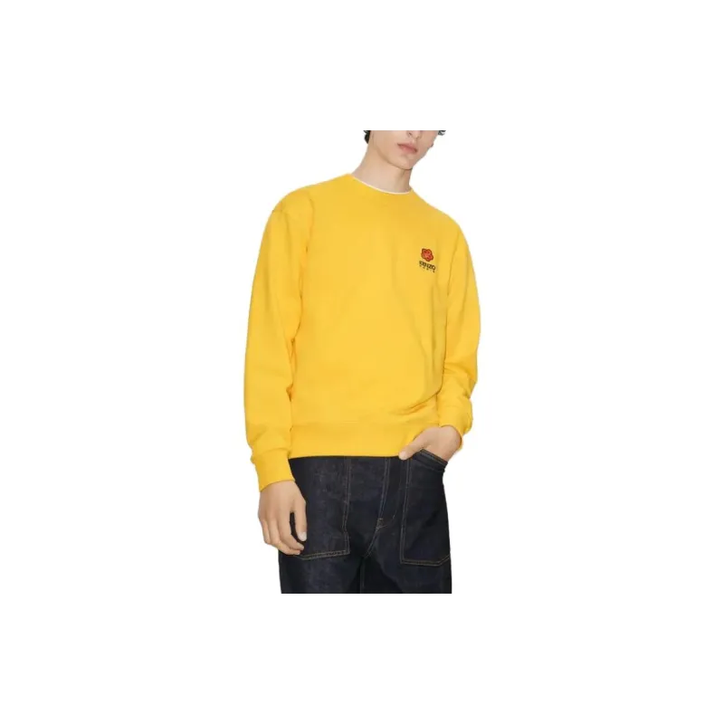 KENZO Boke Flower Series Sweatshirts Men Yellow-3