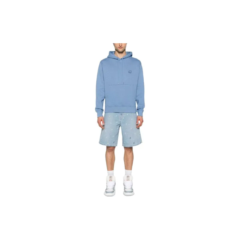 Axel Arigato Miles Logo Printed Denim Bermudsa Shorts-1