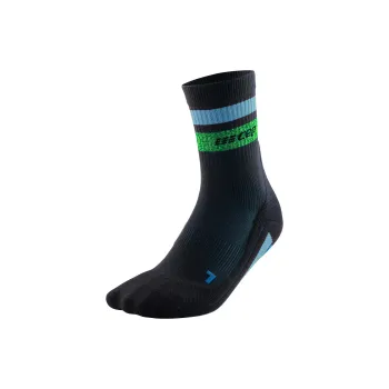 Cep Miami Vibes Mid Cut Compression Socks Mid-Calf Socks Men's 1 Pack Black Green