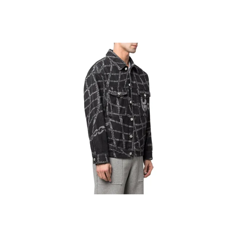 GCDS One Piece Jackets Men Black-3