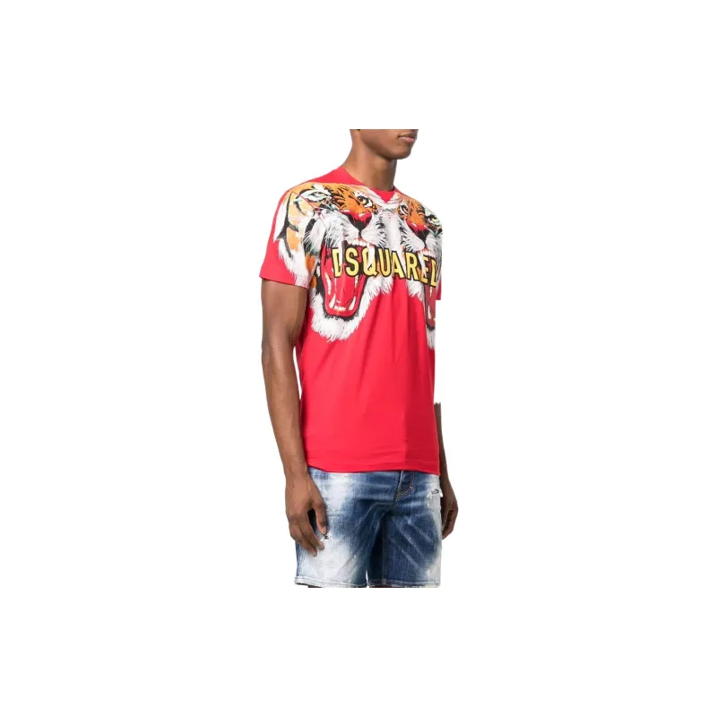 DSQUARED 2 T Shirts Men Red-3