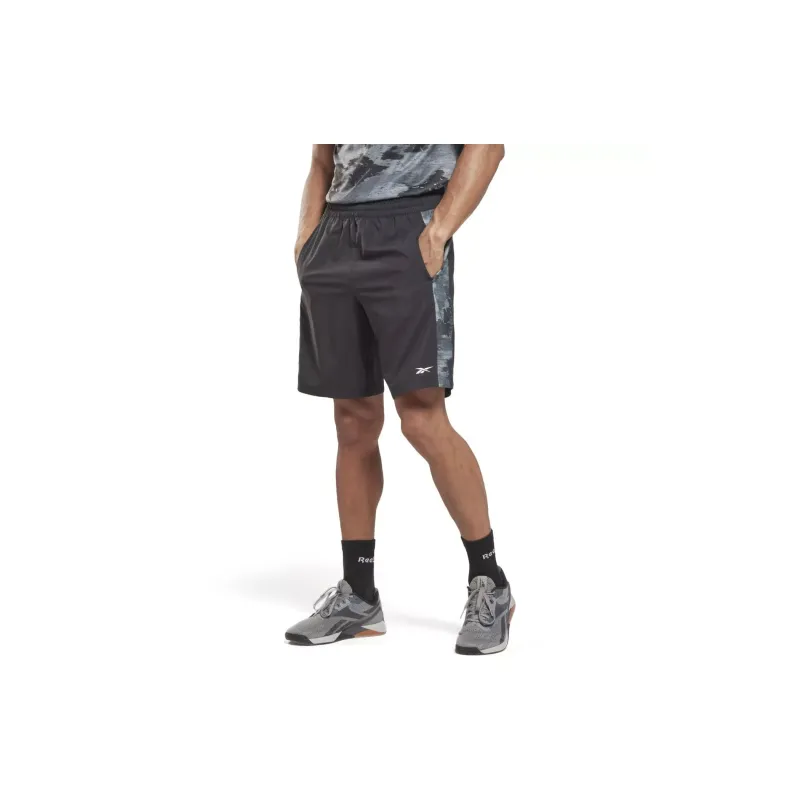 Reebok TRAIN CAMO WOVEN SHORT Sports Shorts Men's Dark Gray-1