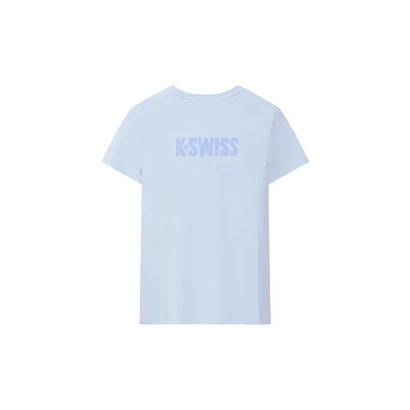 KSWISS T Shirt Women's Light Blue Purple-1