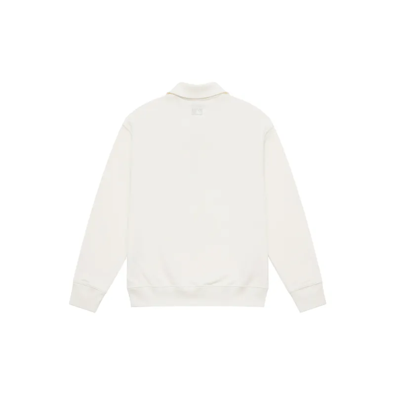 MLB Preppy Style Collection New York Yankees Sweatshirt Unisex Cream-1