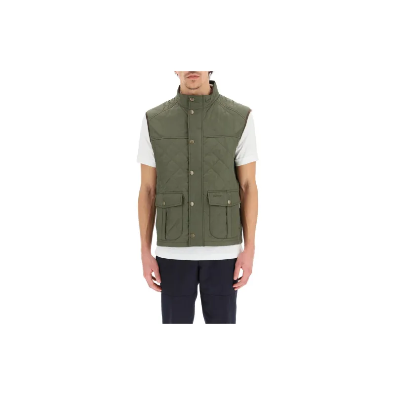 BARBOUR Vests Men Army Green-1