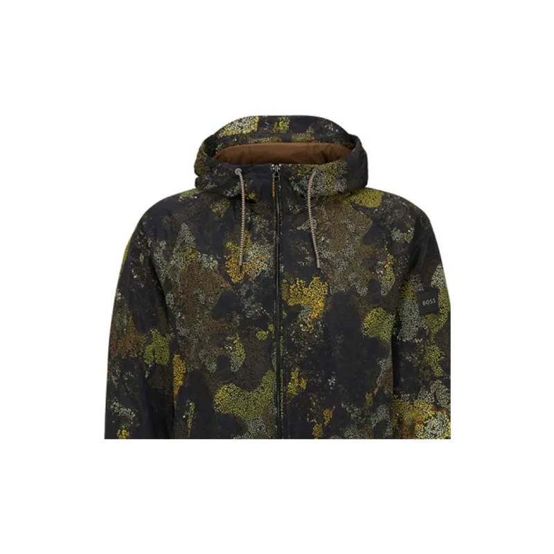 HUGO BOSS Jackets Men Green Camouflage-4