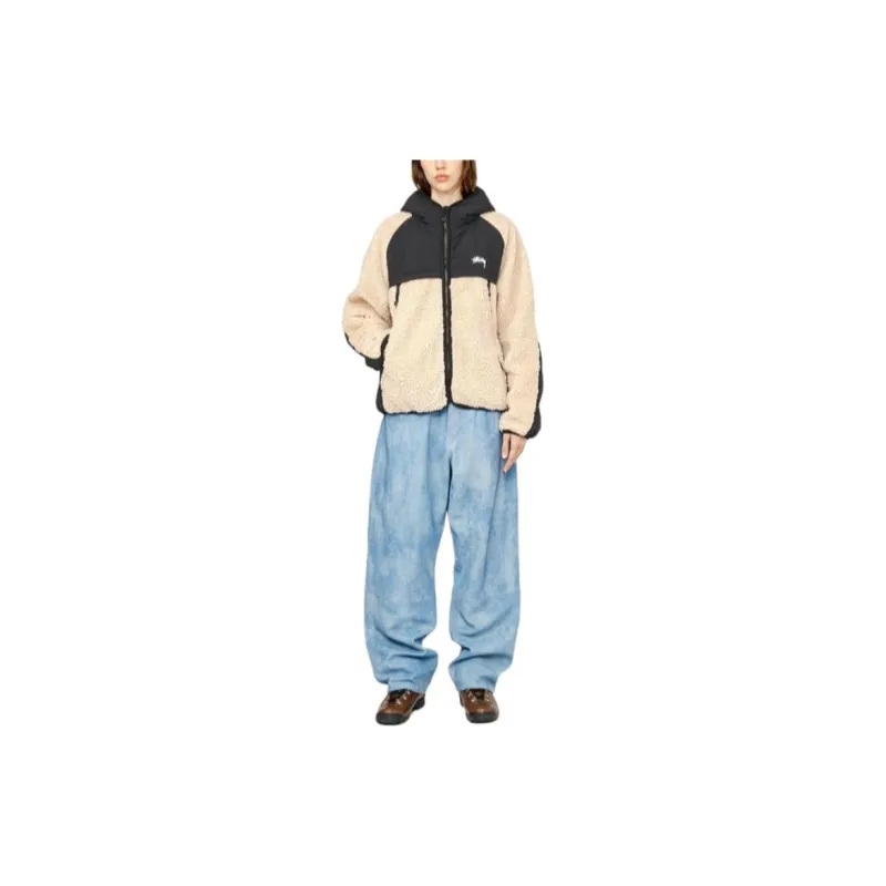 Stüssy Shearling Panelled Jacket-23