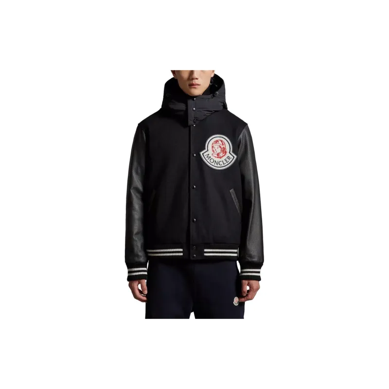 Ice Cream X Moncler X BBC ICECREAM Co-branded Series Jackets Unisex Black-2