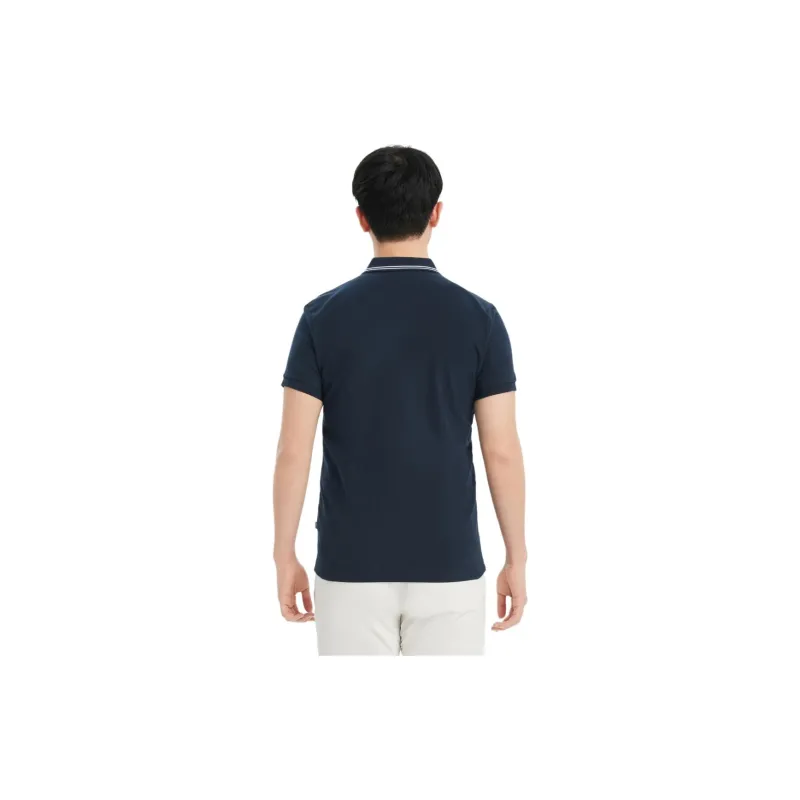 AIGLE Polo Shirt Men's Imperial Dark Blue-1