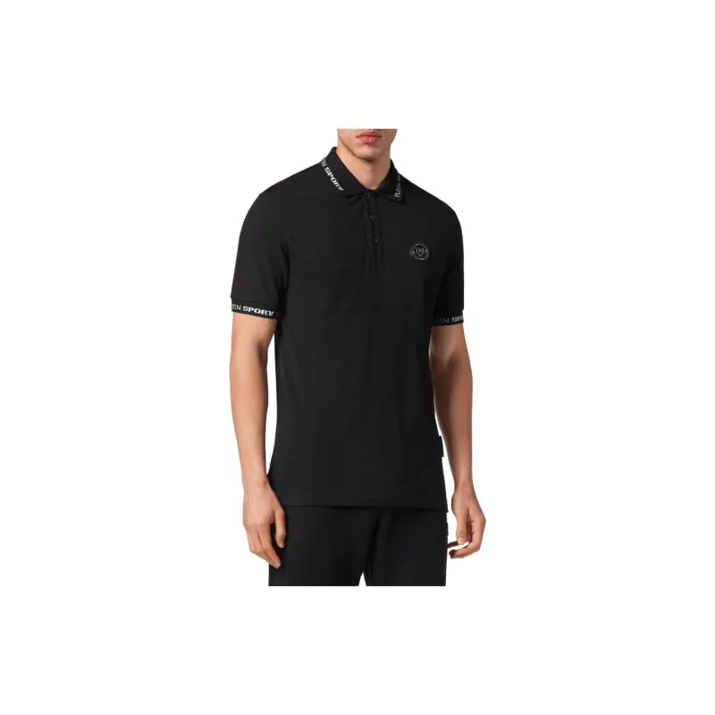 PLEIN SPORT Tiger print Short sleeved Polo Shirt-3