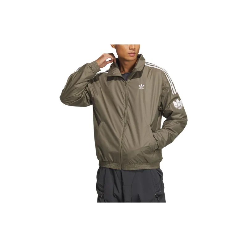Adidas Originals RETRO TREFOIL Jacket Unisex Olive Green-5