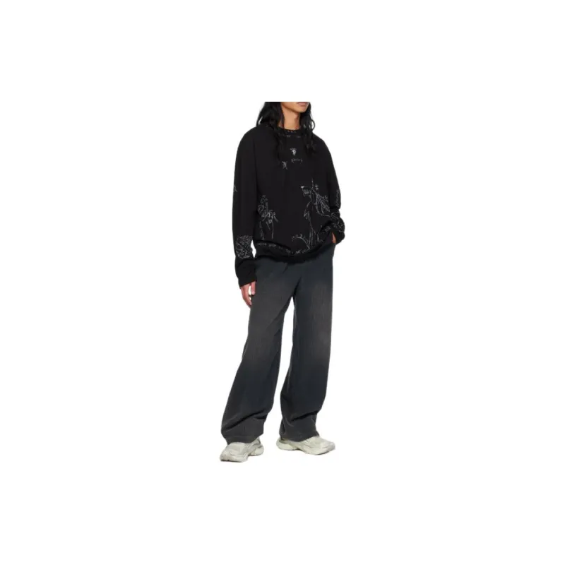 WE11DONE Graphic print Sweatshirt-4